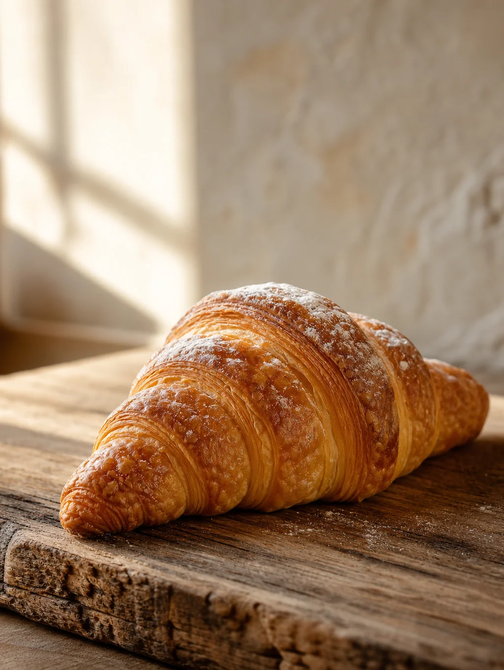 Handcrafted Italian buxanka pastry with golden flaky crust and citrus zest